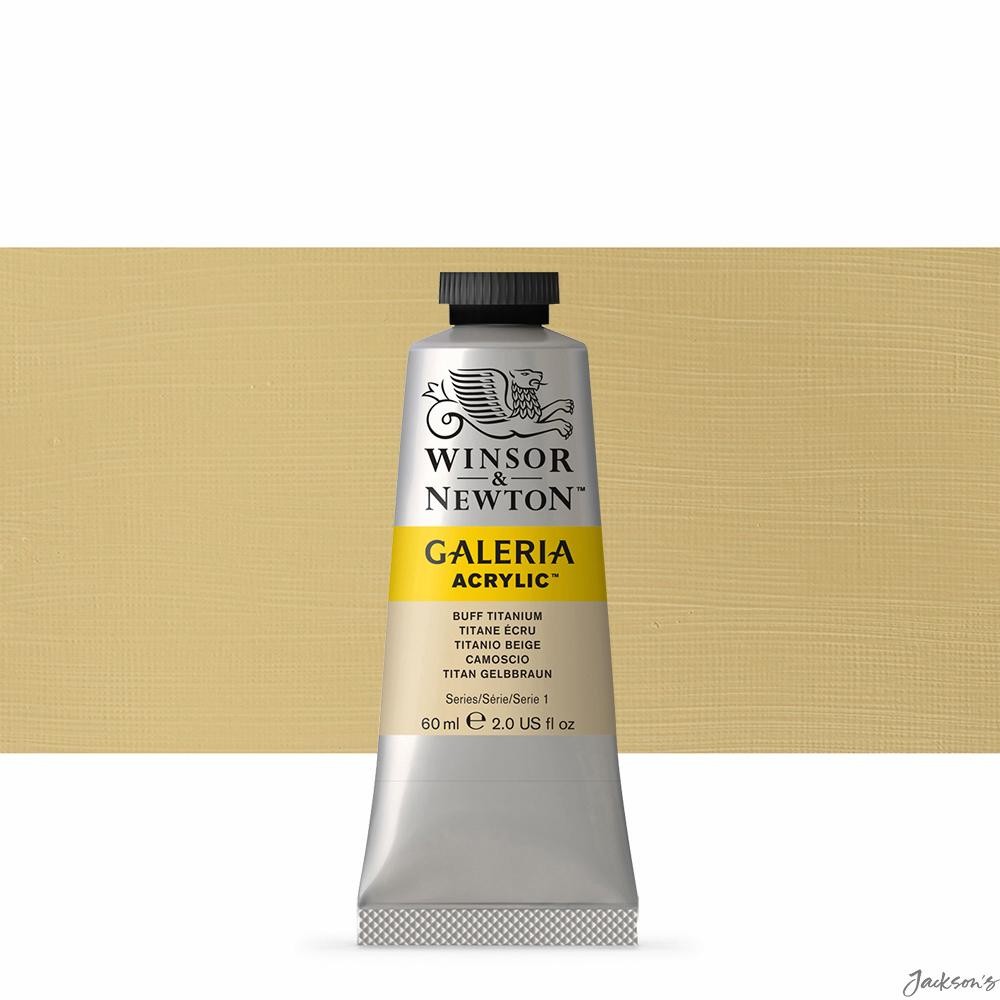 Winsor & Newton Galeria Acrylic Paint Titanium Dioxide 60ml Buff Titanium