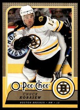 2008-09 O-Pee-Chee #410 Chuck Kobasew Boston Bruins Hockey Card