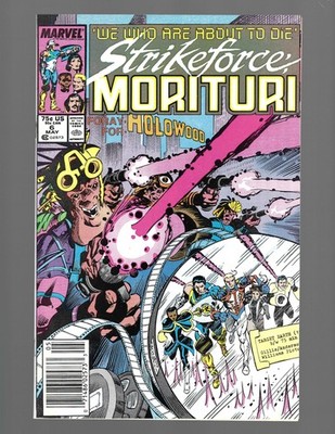 Strikeforce: Morituri #6 Newsstand Variant (Marvel Comics May 1987) VF