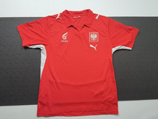 vintage Poland National Team Soccer Jersey Puma   Football Shirt Trikot size L