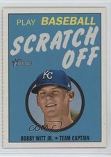 2020 Topps Heritage Minor League Edition 1971 Scratch-Off Bobby Witt Jr #3 f2v