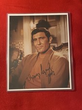 James Bond Autograph 8x10 Photo- George Lazenby As James Bond 007 In “OHMSS”.