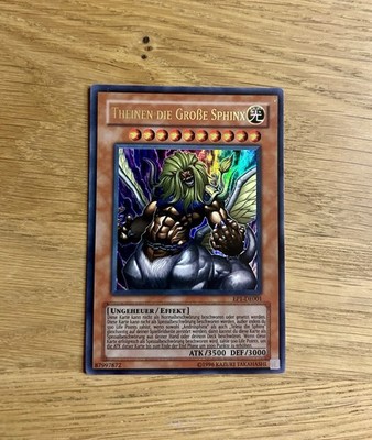 Yu-Gi-Oh! Karte Theinen Die Große Sphinx Rare EP1-DE001 Holo Deutsch