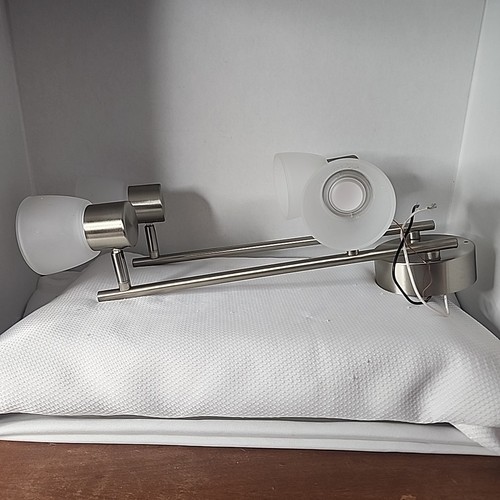 Allen + Roth, "Claremont" 4-Light Brushed Nickel Dimmable LED Track Light Bar - Picture 5 of 8