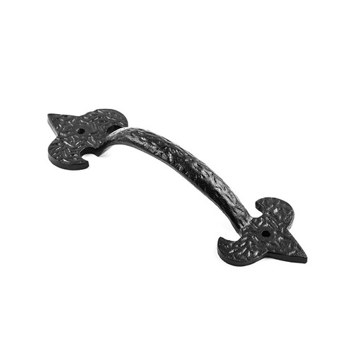 Renovators Supply Black Wrought Iron Cabinet Handle Vintage Dresser Door Pulls - Picture 3 of 8