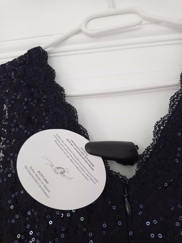 ❤️Damen Kleid--Abendkleid--Christian Berg--Größe 34--schwarz mit Spitze/Pailet❤️ - Bild 4 von 5