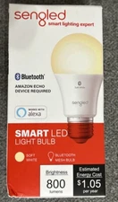 Sengled Smart Bluetooth Dimmable Soft White LED Light Bulb Works with Alexa