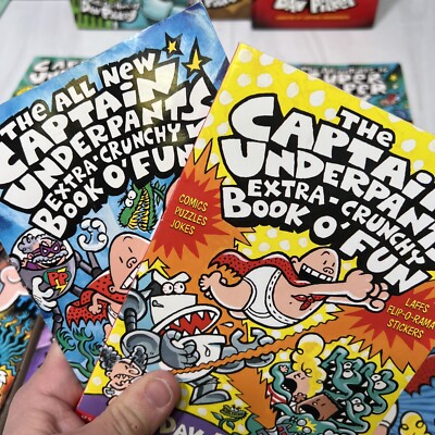 Lot 14 Captain Underpants Dog Man Diaper Baby Hard Soft