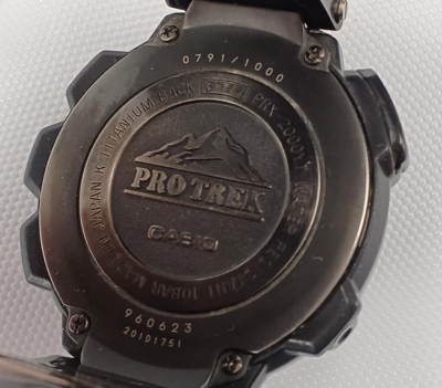 CASIO PROTREK PRX-2000YT MANASLU Solar Titanium Digital