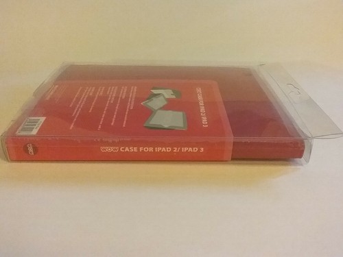 Wow Technologies Protective iPad 2/3 Cover Case P-029 Red NEW Open Box - Picture 7 of 8
