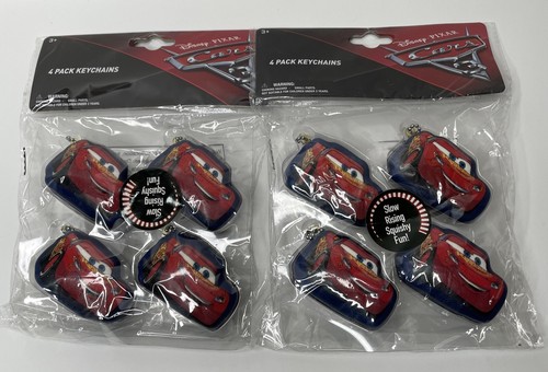 Lightning McQueen Disney Pixar Cars Squishy Keychains Birthday Party Favors