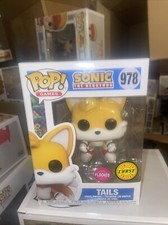 Funko Pop Games: Tails 978 Flocked Chase Sonic The Hedgehog W/ Protector
