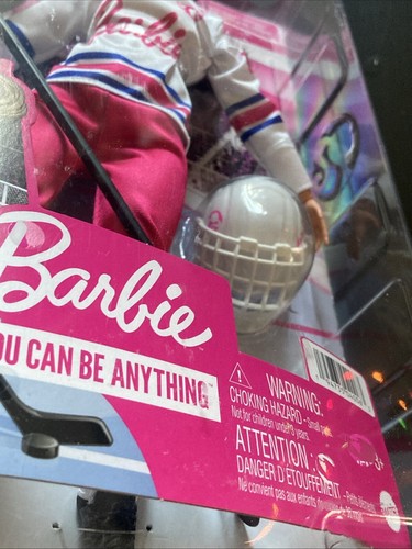 Barbie You Can Be Anything Hockey Player Doll New in Box 2021 (G) - Picture 3 of 3