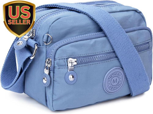 Small Crossbody Bags for Women Nylon Waterproof Lightweight Crossbody Purse C...