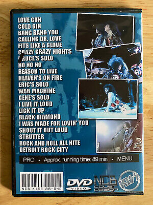 KISS - Crazy Night in Tokyo 1988 Live DVD Gene Simmons Paul KISS - Crazy Night in Tokyo 1988 Live DVD Gene Simmons Paul