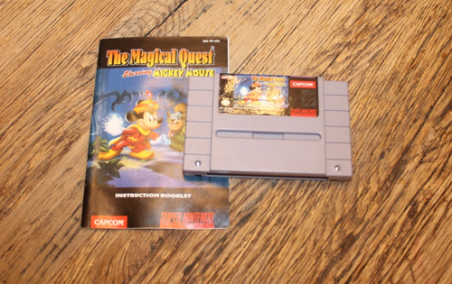 Disney's The Magical Quest Starring Mickey Mouse (1992) Nintendo SNES Cartridge