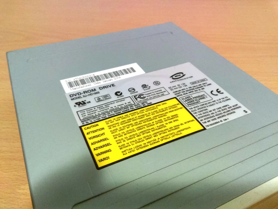 EC. LITE-ON 16X DVD-ROM, MODEL #: XJ-HD166S - (PC ONLY) - (USED) - Image 2 of 4