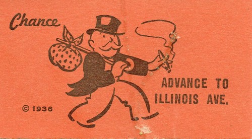 TARJETAS DE OPORTUNIDAD MONOPOLY 1936 VINTAGE (Naranja) - 3-1/8" x 1-3/4" - TÚ ELIGES - Imagen 4 de 17