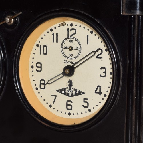 Legendary russian Chess Tournament Mechanical Clock Timer watch vtg old Bakelite - Picture 3 of 24