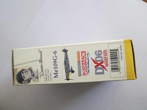 Dragon Wings 1:72 Warbird Series DX06 Me109G-6 Oscar Boesch Diecast NEW #50244 - Picture 8 of 10