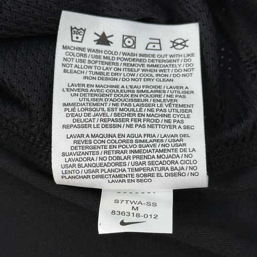 Nike Dri Fit Running Tank Top Black 836318-012 Girls Medium M - Picture 6 of 11