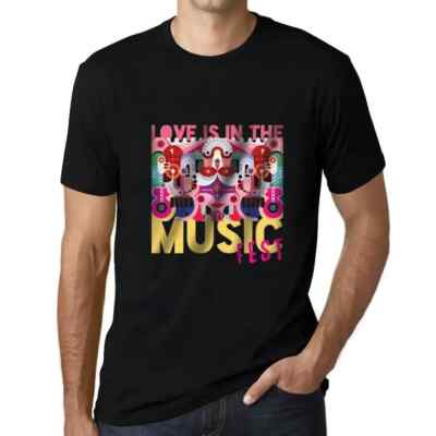 ULTRABASIC Herren T-Shirt Liebe ist in der Musik Love Is In The Music