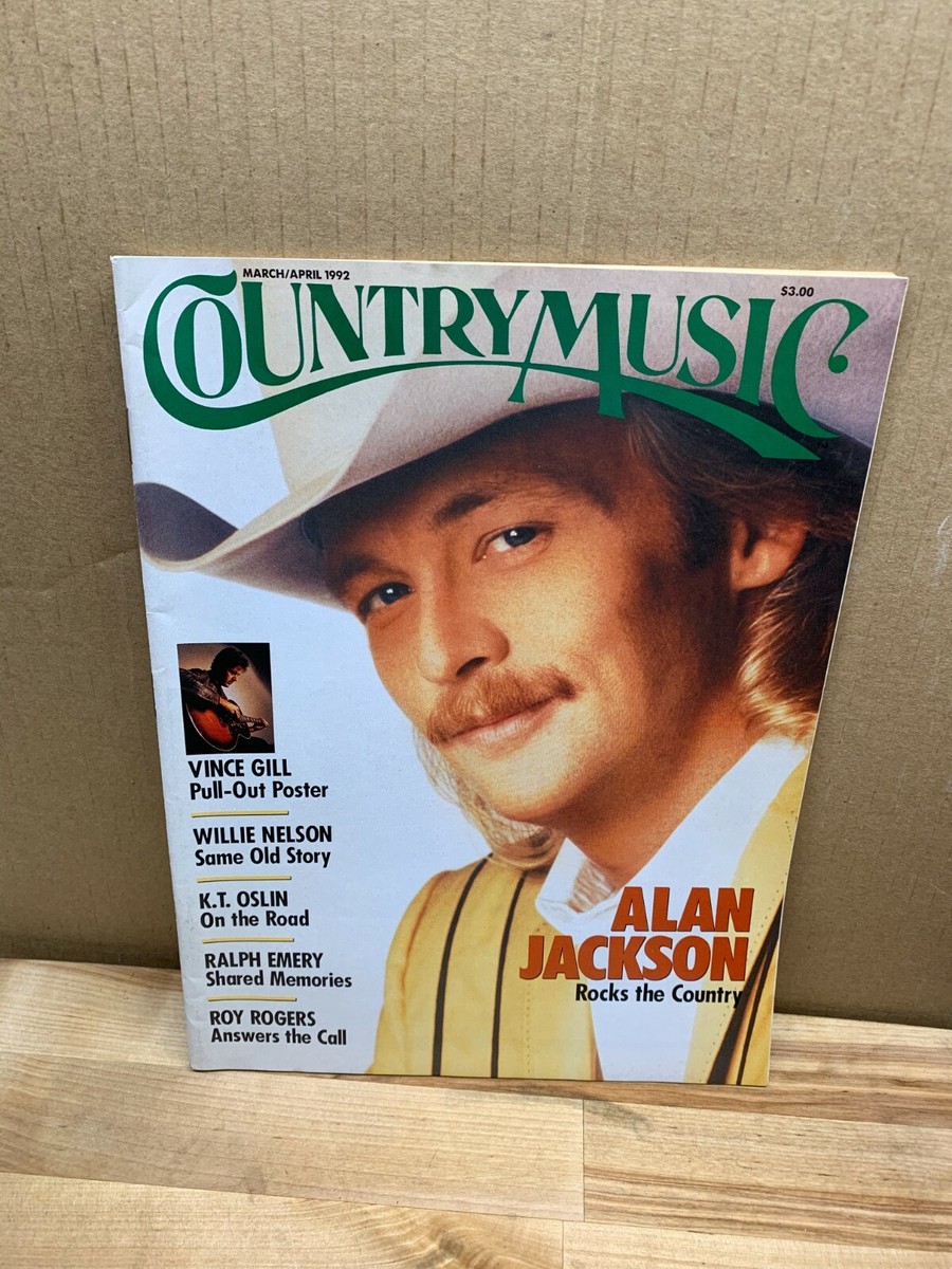 Alan ページ Vintage Country Music Magazine March / April 1992 Alan Jackson