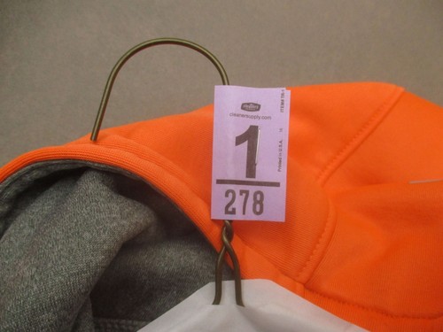 Under Armour Size L Kids Unisex Orange Pocket Fleece Lined Athletic Hoodie 278 - Picture 9 of 9