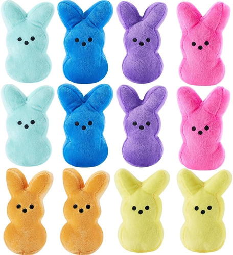 Easter Bunny Plush Toys Decorations Cute Bunny Stuffed Animal Doll Easter Basket - Picture 8 of 12