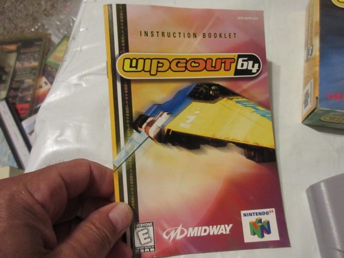 Wipeout 64 (Nintendo 64, 1998) CIB komplett N64 GETESTET - Bild 3 von 16
