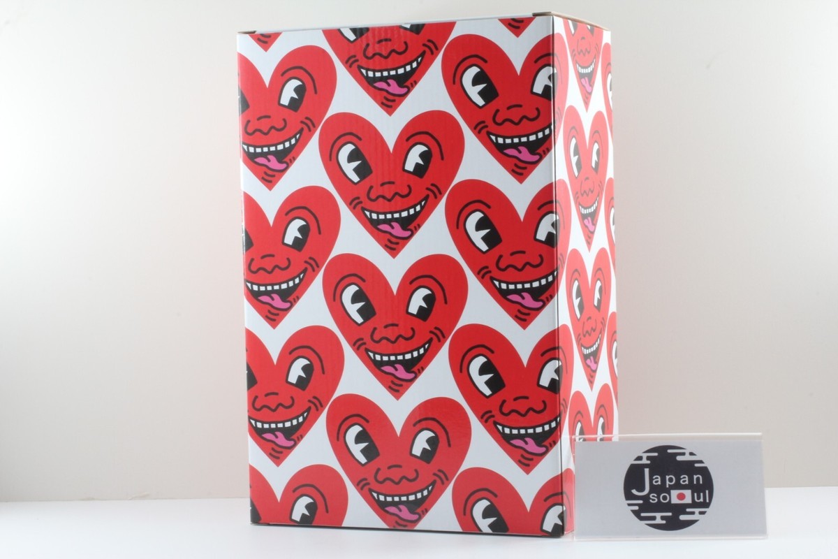 BE@RBRICK KEITH HARING #6 100% & 400% Heart Figure Medicom BE@RBRICK KEITH HARING #6 100% & 400% Heart Figure Medicom