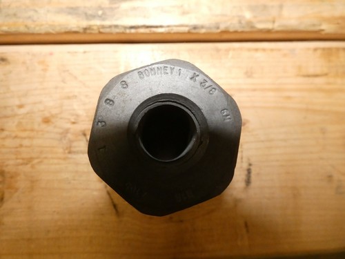 1" x 3/8" Black Malleable Hex Bushing (Lot of 2) - Picture 2 of 3