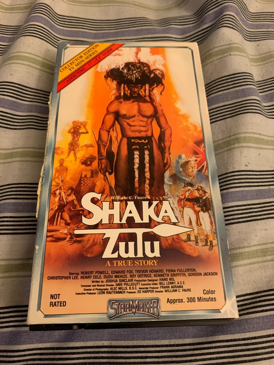 Shaka Zulu A True Story VHS Collector's Edition TV Miniseries Not