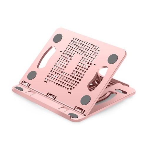 Portable Laptop Stand Foldable 360 Degree Rotating Base Notebook Stand Bracket - Photo 4/11