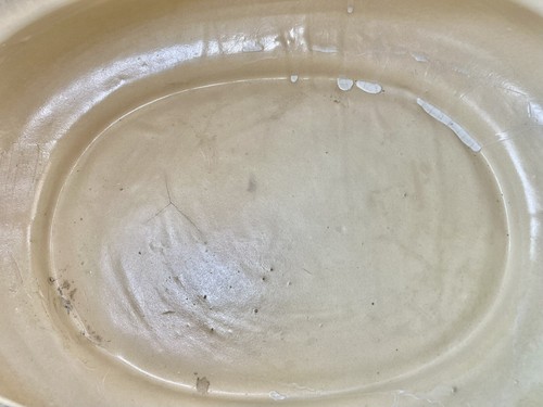 Danny’s Fine Porcelain-LARGE Oval Footbath–Elegant Vintage Home Décor-19L x14 W - Picture 22 of 24