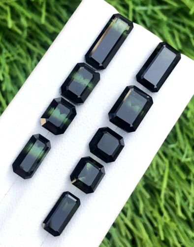 23. 30Carats Natural Tourmaline Bi-Color Faceted Best Quality Gems Parcel - Picture 3 of 6