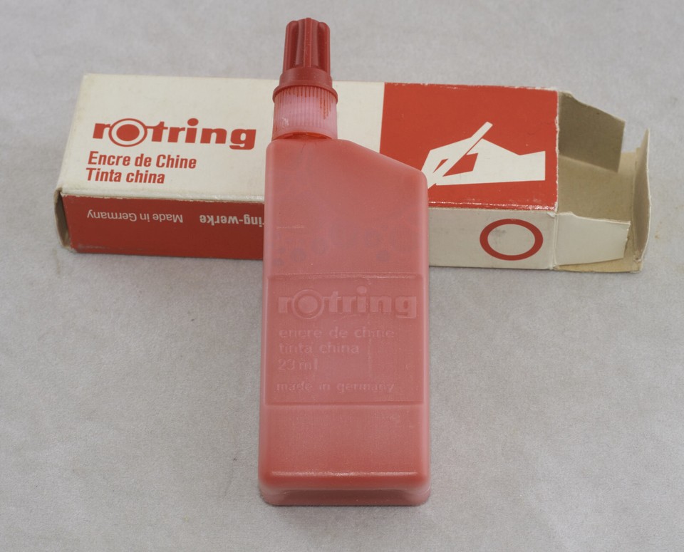 EXTREMELY RARE VINTAGE - ROTRING red ink Art. 591 003 | eBay
