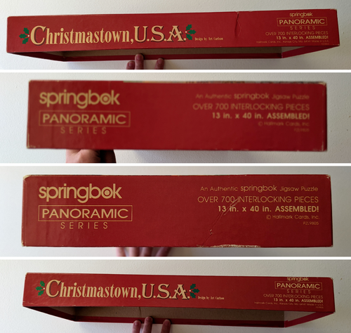 Springbock Panorama Serie Weihnachten, USA 700 Teile Puzzle KOMPLETT - Bild 12 von 12