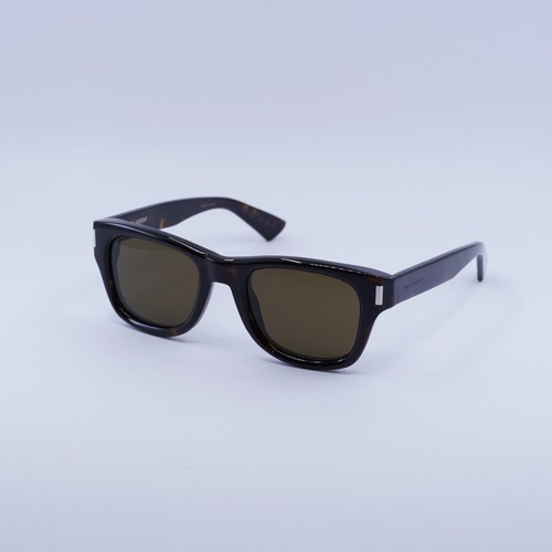 Saint Laurent SL801 002 Dark Havana/Brown 50-21-145 Sunglasses New Authentic - Picture 3 of 7