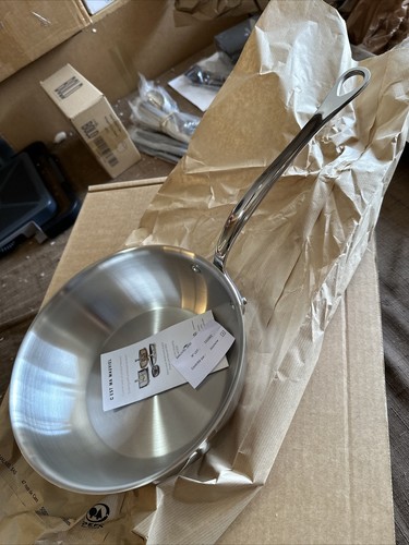 Mauviel M'Cook Curved Splayed Saute Pan 24cm 9.5 Inch 3.2 Qt. - Picture 2 of 6