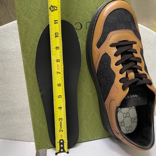 GUCCI 669582 Dollar Pig Print Leather Lowtop Sneakers, Gucci Size 8+, 9, 10 - Bild 25 von 31