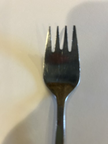 Furst Edelstahl Cat with Purse Child Fork MCM Korea Vintage RARE - Picture 4 of 6