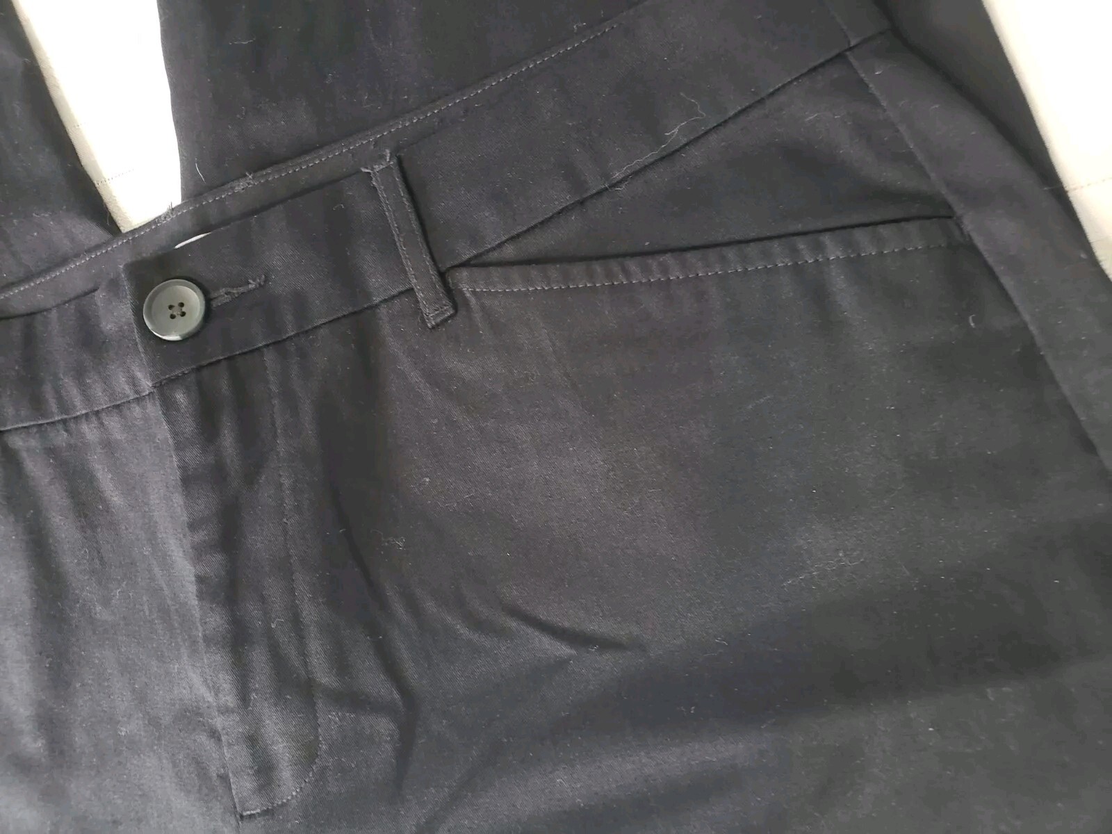 Croft & Barrow Solid Black Capri Size 14 EC - image 2