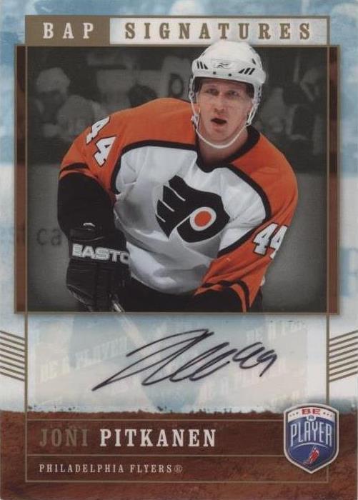 2006-07 Upper Deck Be a Player - Joni Pitkanen #JP - 1 of 1