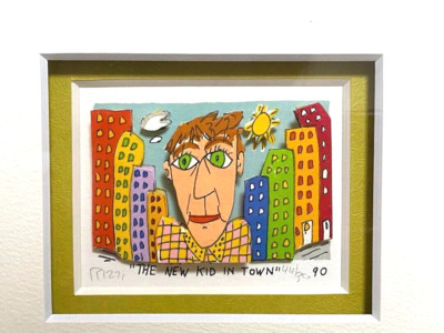 James Rizziの3Dシルクスクリーン版画「GOOD KITTY」 ジェームス・リジィ（JAMES RIZZI）「GOOD KITTY」3Dシルク