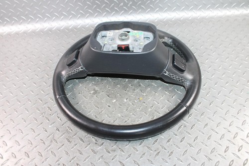 14-19 GM Truck *WORN* Black Leather Driver Column Steering Wheel W/ Controls OEM - Picture 10 of 12