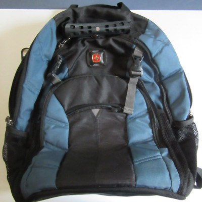 Swiss Gear backpack with laptop computer slot blue and black 18''