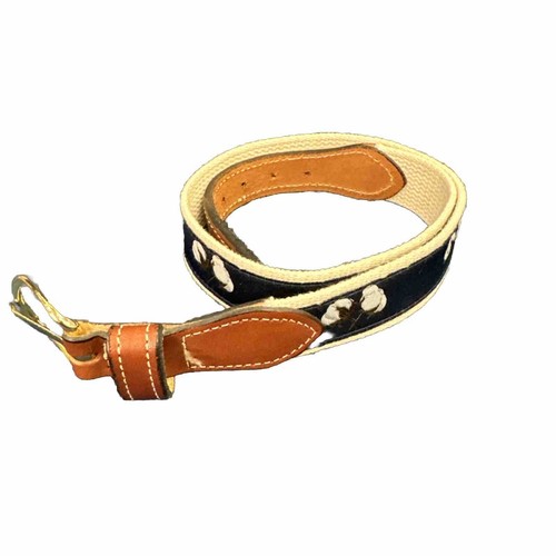 Youth Belt Size 26 Cotton Sprigs Pattern - Picture 1 of 5
