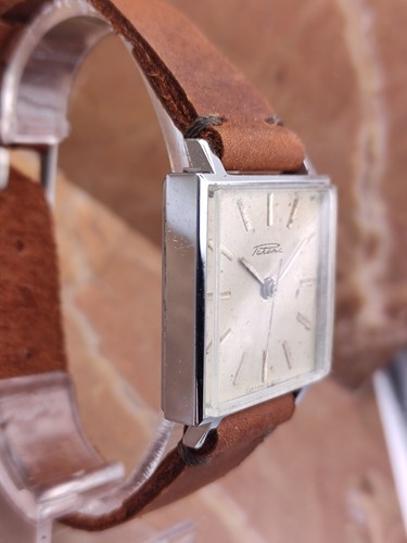 Vintage Early Watch Raketa 2609.1 17 Jewels Square Men Soviet Mechanical - Picture 6 of 12