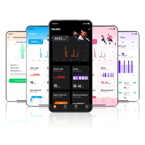 Smart Band Zegarek Tętno Zdrowie Sport Fitness Tracker Bransoletka Kobiety Mężczyźni - Zdjęcie 6 z 12
